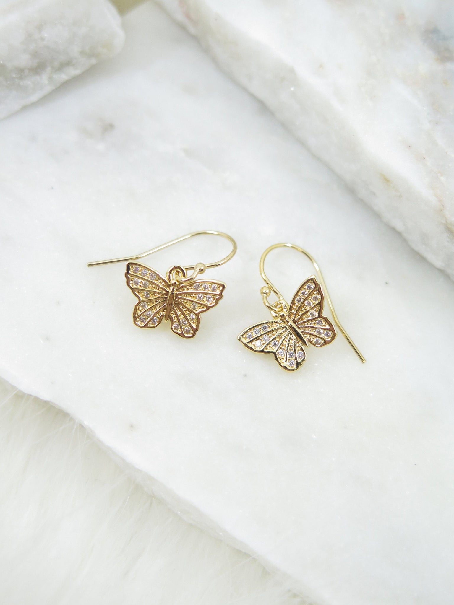 18K Gold Butterfly Earrings, Dainty Butterfly Earrings, Hoop Butterfly  Huggies Earrings, Drop Butterfly Earrings, Waterproof Jewelry, Gift - Etsy  India